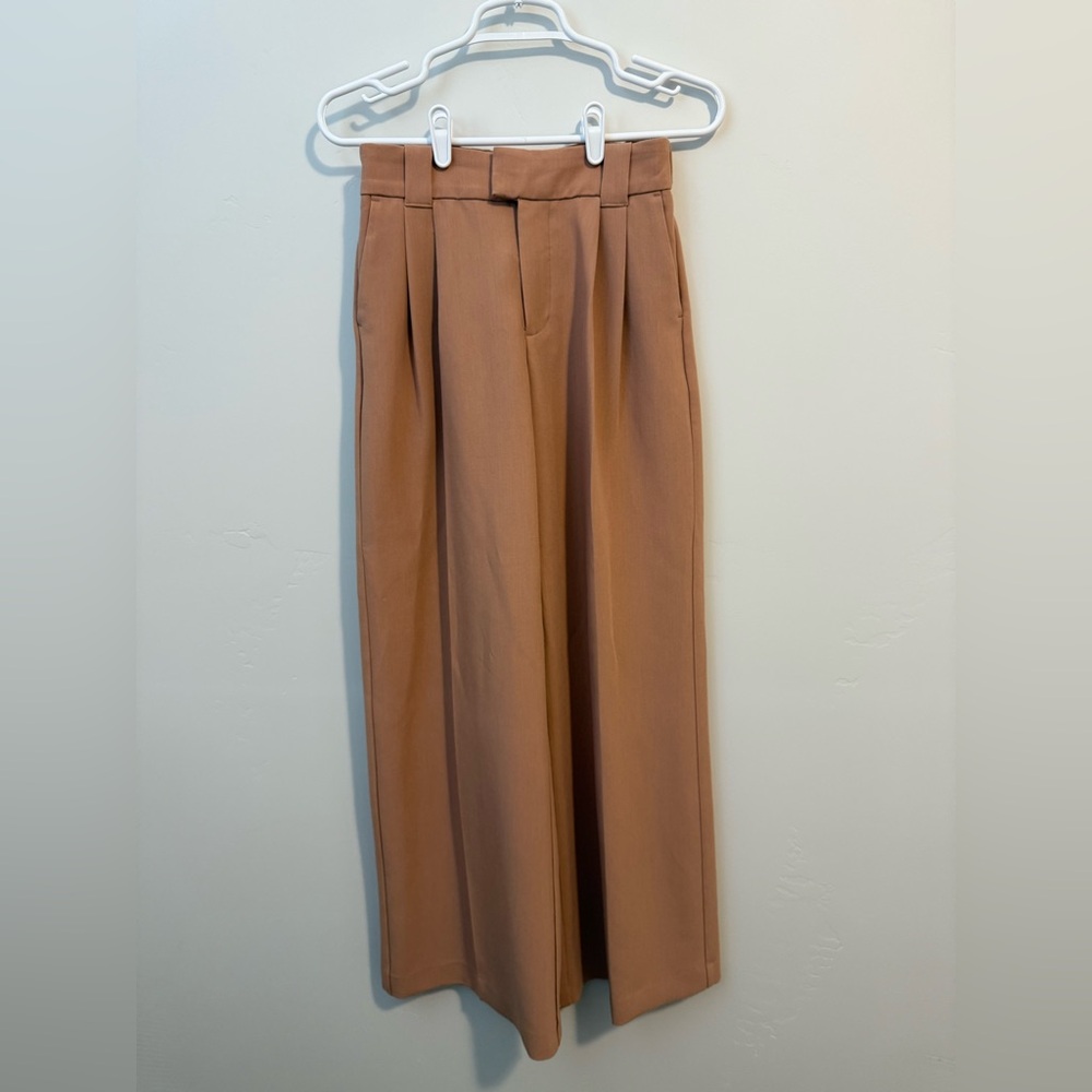 Abercrombie & Fitch Light Brown Wide Leg Trousers